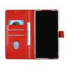TUNIQ Samsung Galaxy S24 Ultra - Θήκη Πορτοφόλι Stand από Δερματίνη - Κόκκινη