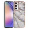 TUNIQ Samsung Galaxy A54 5G - Σκληρή Θήκη με Πλαίσιο Σιλικόνης - Σχέδιο Μάρμαρο - Γκρί