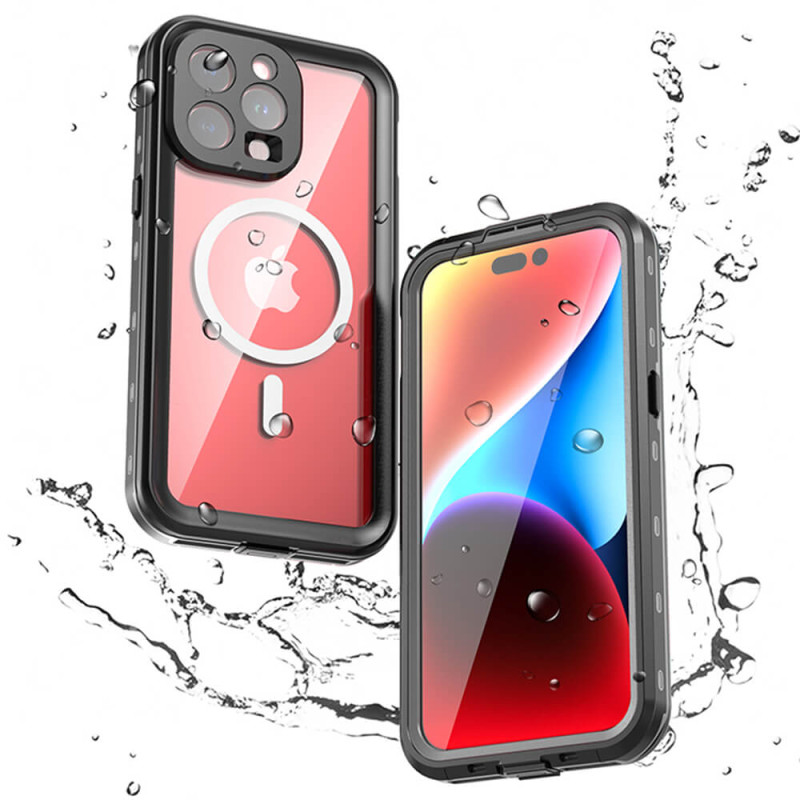 ShellBox iPhone 15 Pro Max - Αδιάβροχη Θήκη IP68 - Black