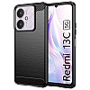 Techsuit Xiaomi Redmi 13C 4G / 13C 5G / Poco M6 5G / C65 Carbon Silicone Θήκη Σιλικόνης TPU - Black