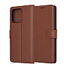 Techsuit Xiaomi Redmi 13C 4G / 13C 5G / Poco M6 5G / C65 - Leather Folio - Θήκη Πορτοφόλι από Δερματίνη με Stand - Brown