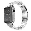Techsuit Λουράκι Apple Watch 2 / 3 / 4 / 5 / 6 / 7 / 8 / 9 / 10 / SE - 38 / 40 / 41 / 42 mm Watchband W036 Μπρασελέ από Ανοξείδωτο Ατσάλι - Silver
