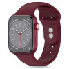 Tech-Protect Λουράκι Apple Watch 4 / 5 / 6 / 7 / 8 / 9 / 10 / SE / ULTRA 1 / ULTRA 2 - 44 / 45 / 46 / 49 mm Silicone Σιλικόνης - Mulberry