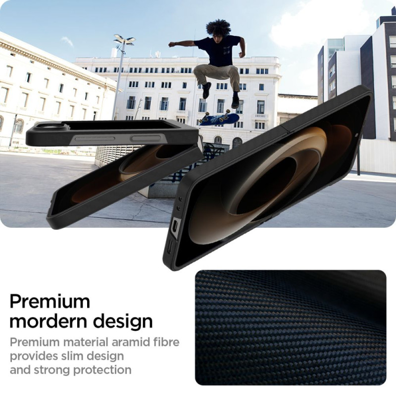 Spigen Samsung Galaxy Z Flip6 AirSkin Λεπτή Θήκη - Aramid Black Spigen Samsung Galaxy Z Flip6 AirSkin Λεπτή Θήκη - Aramid Black