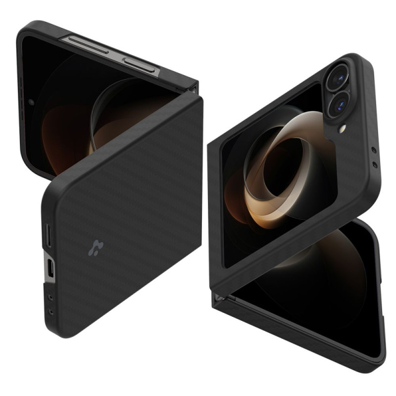 Spigen Samsung Galaxy Z Flip6 AirSkin Λεπτή Θήκη - Aramid Black Spigen Samsung Galaxy Z Flip6 AirSkin Λεπτή Θήκη - Aramid Black