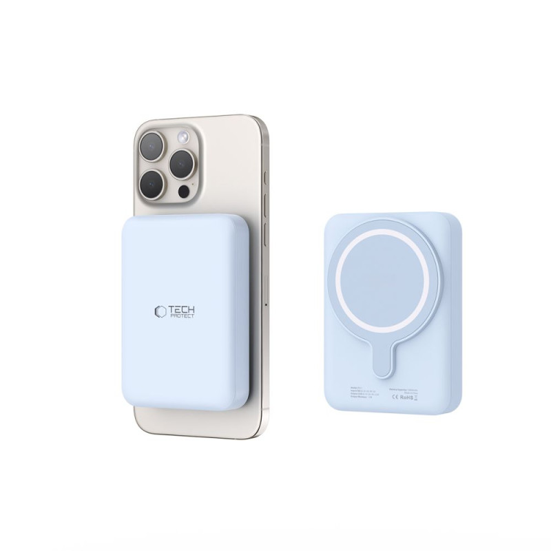 Tech-Protect PB11 Lifemag MagSafe PowerBank Μαγνητικό PowerBank Κινητού 10000 mAh - Blue Tech-Protect PB11 Lifemag MagSafe PowerBank Μαγνητικό PowerBank Κινητού 10000 mAh - Blue