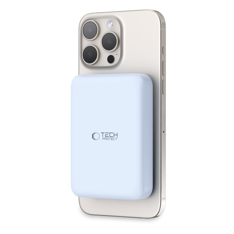 Tech-Protect PB11 Lifemag MagSafe PowerBank Μαγνητικό PowerBank Κινητού 10000 mAh - Blue Tech-Protect PB11 Lifemag MagSafe PowerBank Μαγνητικό PowerBank Κινητού 10000 mAh - Blue