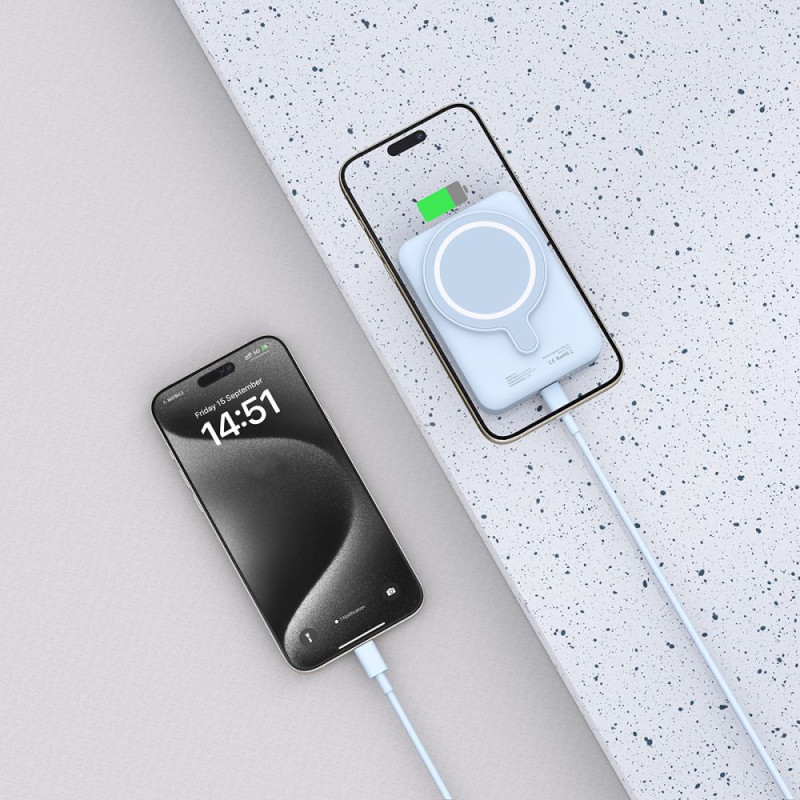 Tech-Protect PB11 Lifemag MagSafe PowerBank Μαγνητικό PowerBank Κινητού 10000 mAh - Blue Tech-Protect PB11 Lifemag MagSafe PowerBank Μαγνητικό PowerBank Κινητού 10000 mAh - Blue