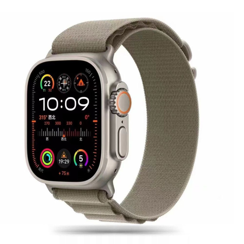 Tech-Protect Λουράκι Apple Watch 4 / 5 / 6 / 7 / 8 / 9 / 10 / SE / ULTRA 1 / ULTRA 2 - 44 / 45 / 46 / 49 mm Nylon Pro - Titanium / Olive Tech-Protect Λουράκι Apple Watch 4 / 5 / 6 / 7 / 8 / 9 / 10 / SE / ULTRA 1 / ULTRA 2 - 44 / 45 / 46 / 49 mm Nylon Pro - Titanium / Olive