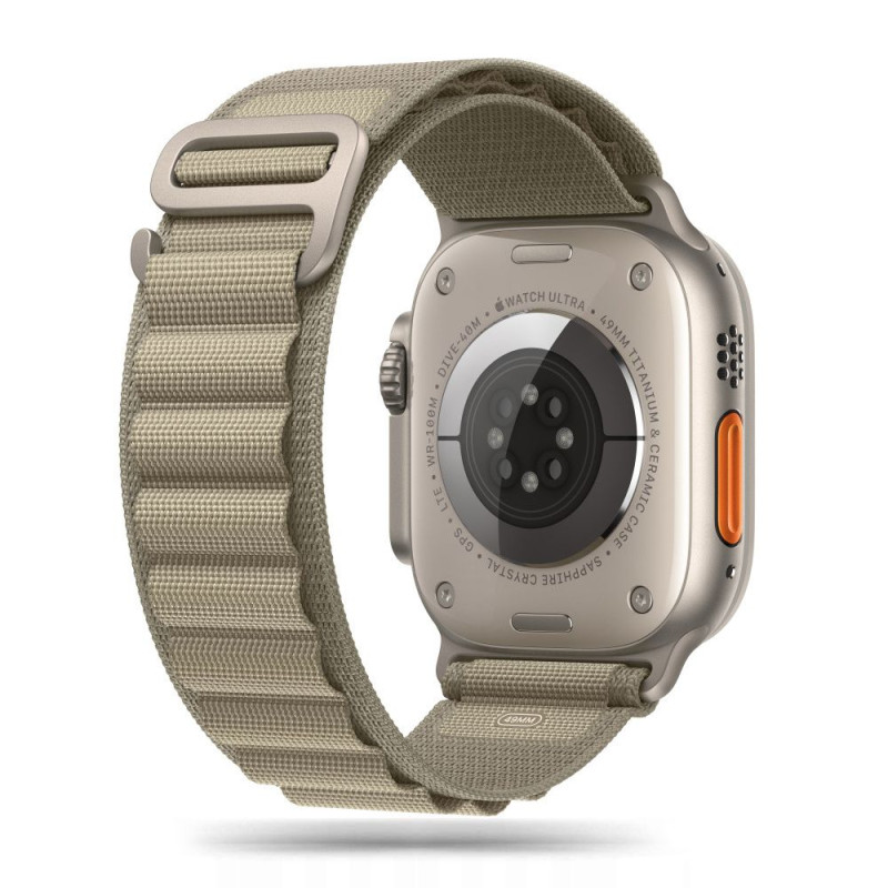 Tech-Protect Λουράκι Apple Watch 4 / 5 / 6 / 7 / 8 / 9 / 10 / SE / ULTRA 1 / ULTRA 2 - 44 / 45 / 46 / 49 mm Nylon Pro - Titanium / Olive Tech-Protect Λουράκι Apple Watch 4 / 5 / 6 / 7 / 8 / 9 / 10 / SE / ULTRA 1 / ULTRA 2 - 44 / 45 / 46 / 49 mm Nylon Pro - Titanium / Olive