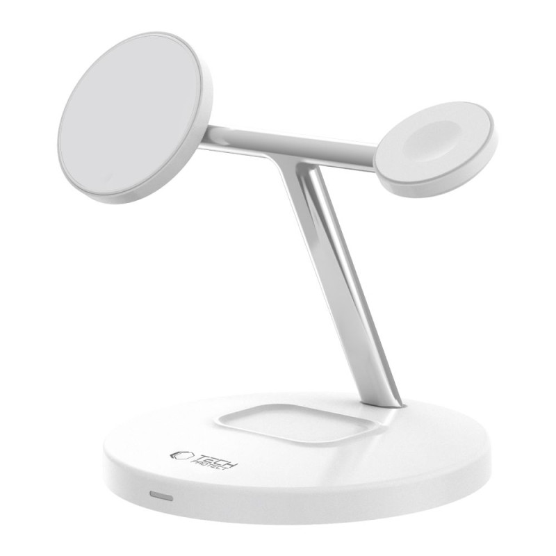 Tech-Protect A35 3in1 Ασύρματος Μαγνητικός Φορτιστής MagSafe 15W - White Tech-Protect A35 3in1 Ασύρματος Μαγνητικός Φορτιστής MagSafe 15W - White