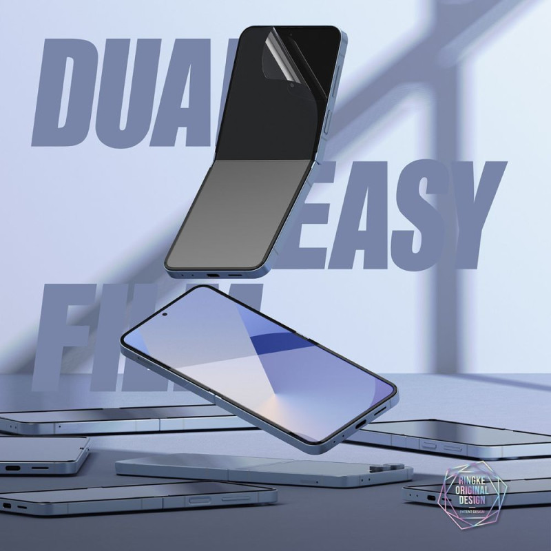 Ringke Samsung Galaxy Z Flip6 Dual Easy Full Cover - Προστατευτική Μεμβράνη Οθόνης - 2 Τεμάχια - Διάφανα Ringke Samsung Galaxy Z Flip6 Dual Easy Full Cover - Προστατευτική Μεμβράνη Οθόνης - 2 Τεμάχια - Διάφανα