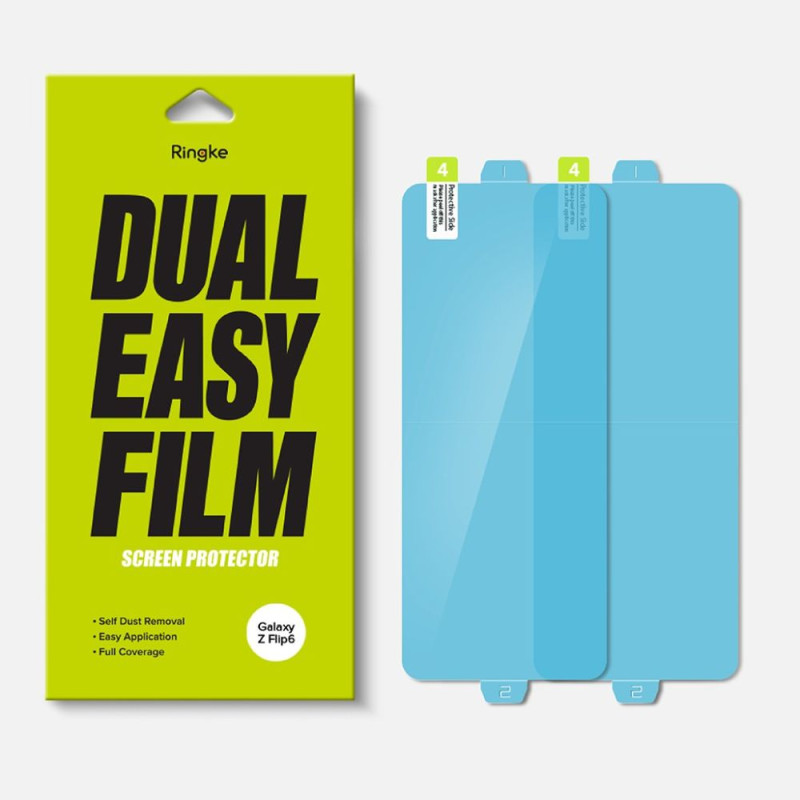 Ringke Samsung Galaxy Z Flip6 Dual Easy Full Cover - Προστατευτική Μεμβράνη Οθόνης - 2 Τεμάχια - Διάφανα Ringke Samsung Galaxy Z Flip6 Dual Easy Full Cover - Προστατευτική Μεμβράνη Οθόνης - 2 Τεμάχια - Διάφανα