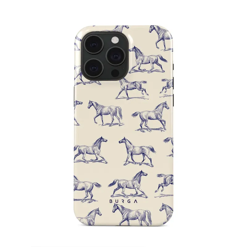 Burga iPhone 15 Pro Max Fashion Tough MagSafe Σκληρή Θήκη με MagSafe - Derby Race