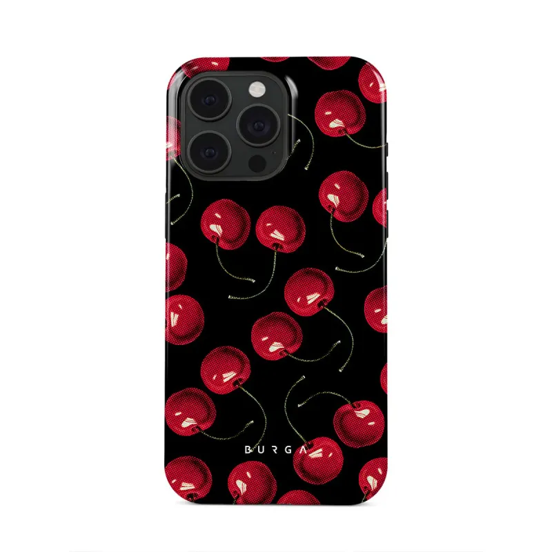 Burga iPhone 15 Pro Max Fashion Tough MagSafe Σκληρή Θήκη με MagSafe - Cherrybomb