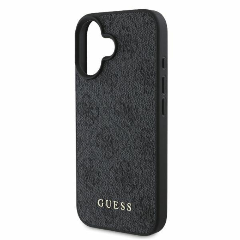 Guess iPhone 16 - 4G Classic - Σκληρή Θήκη με Επένδυση Συνθετικού Δέρματος - Black - GUHCP16SG4GFGR Guess iPhone 16 - 4G Classic - Σκληρή Θήκη με Επένδυση Συνθετικού Δέρματος - Black - GUHCP16SG4GFGR