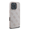 Guess iPhone 16 Pro Max - 4G Classic - Σκληρή Θήκη με Επένδυση Συνθετικού Δέρματος - Pink - GUHCP16XG4GFPI