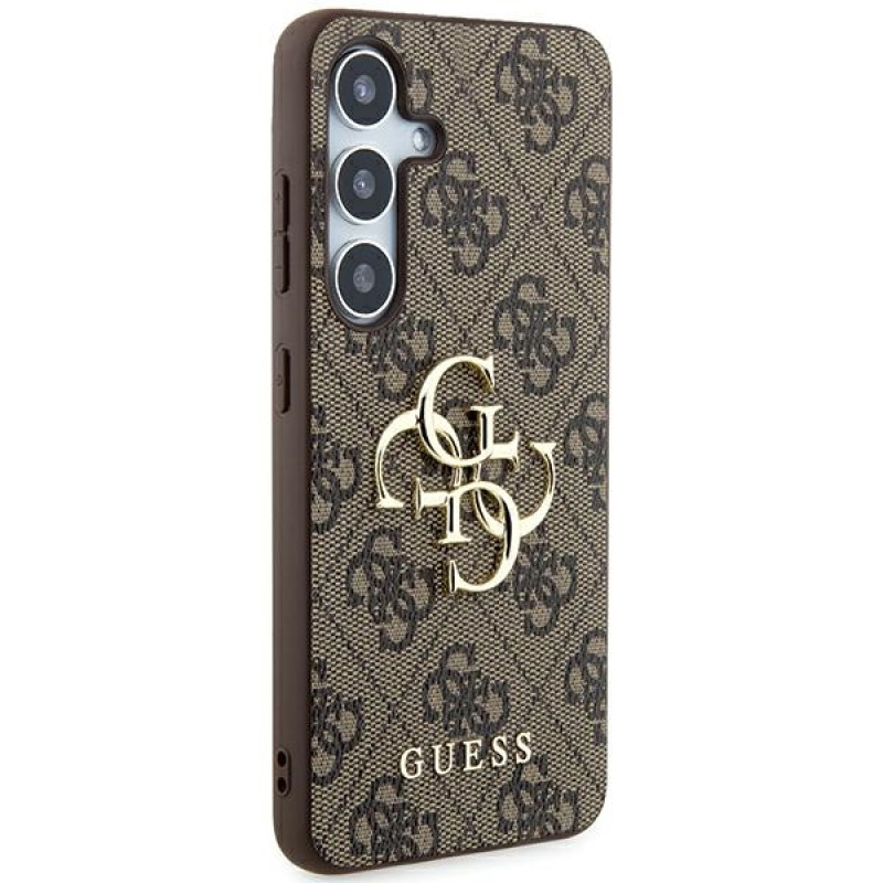 Guess Samsung Galaxy A55 5G - 4G Big Metal Logo - Θήκη με Επένδυση Συνθετικού Δέρματος - Brown - GUHCSA554GMGBR Guess Samsung Galaxy A55 5G - 4G Big Metal Logo - Θήκη με Επένδυση Συνθετικού Δέρματος - Brown - GUHCSA554GMGBR