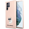 Karl Lagerfeld Samsung Galaxy S24 Ultra - Silicone Choupette - Θήκη Σιλικόνης - Pink - KLHCS24LSNCHBCP