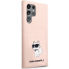 Karl Lagerfeld Samsung Galaxy S24 Ultra - Silicone Choupette - Θήκη Σιλικόνης - Pink - KLHCS24LSNCHBCP