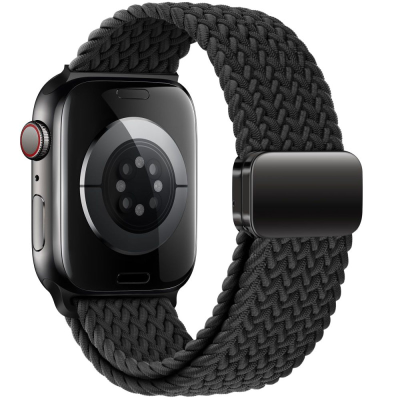 Tech-Protect Λουράκι Apple Watch 4 / 5 / 6 / 7 / 8 / 9 / 10 / SE - 40 / 41 / 42 mm NylonMag - Black Tech-Protect Λουράκι Apple Watch 4 / 5 / 6 / 7 / 8 / 9 / 10 / SE - 40 / 41 / 42 mm NylonMag - Black