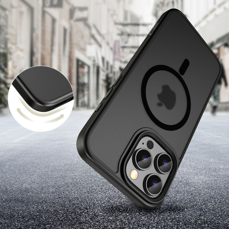 Tech-Protect iPhone 16 Pro Max MagMat Σκληρή Θήκη με Πλαίσιο Σιλικόνης και MagSafe - Matte Black / Ημιδιάφανη Tech-Protect iPhone 16 Pro Max MagMat Σκληρή Θήκη με Πλαίσιο Σιλικόνης και MagSafe - Matte Black / Ημιδιάφανη