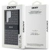 DKNY Samsung Galaxy S24 Ultra - Mono Stripe and Metal Logo Σκληρή Θήκη με Επένδυση Συνθετικού Δέρματος - Black