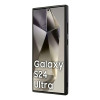 DKNY Samsung Galaxy S24 Ultra - Leather Checkered Mono Pattern MagSafe Σκληρή Θήκη με Επένδυση Συνθετικού Δέρματος - Black