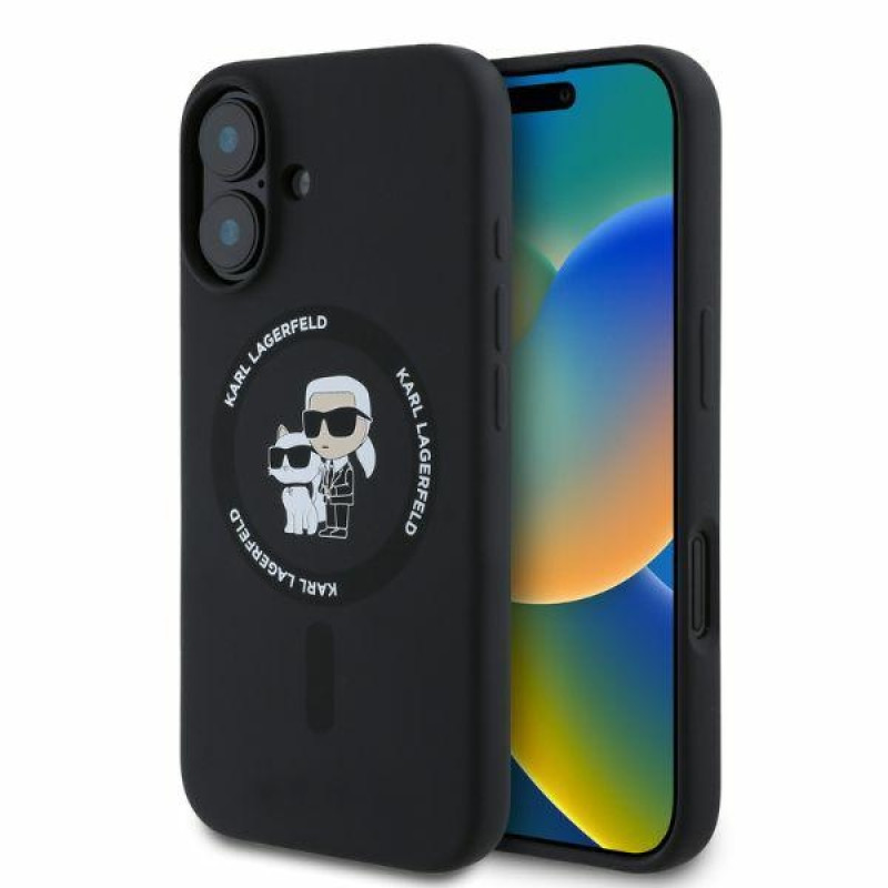 Karl Lagerfeld iPhone 16 - Silicone KC Heads Ring MagSafe - Θήκη Σιλικόνης με MagSafe - Pink - KLHMP16SSCMKCRHK Karl Lagerfeld iPhone 16 - Silicone KC Heads Ring MagSafe - Θήκη Σιλικόνης με MagSafe - Pink - KLHMP16SSCMKCRHK