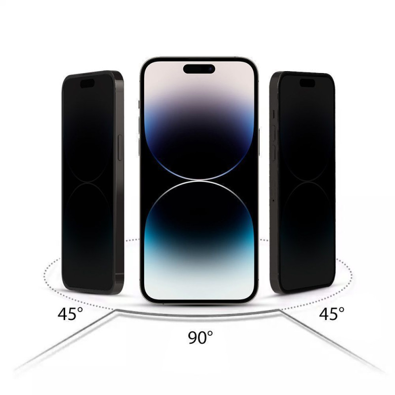 Hofi iPhone 16 Anti Spy Glass Pro+ 2.5D 9H Full Screen Tempered Glass Αντιχαρακτικό Γυαλί Οθόνης - 2 Τεμάχια - Privacy - Black Hofi iPhone 16 Anti Spy Glass Pro+ 2.5D 9H Full Screen Tempered Glass Αντιχαρακτικό Γυαλί Οθόνης - 2 Τεμάχια - Privacy - Black