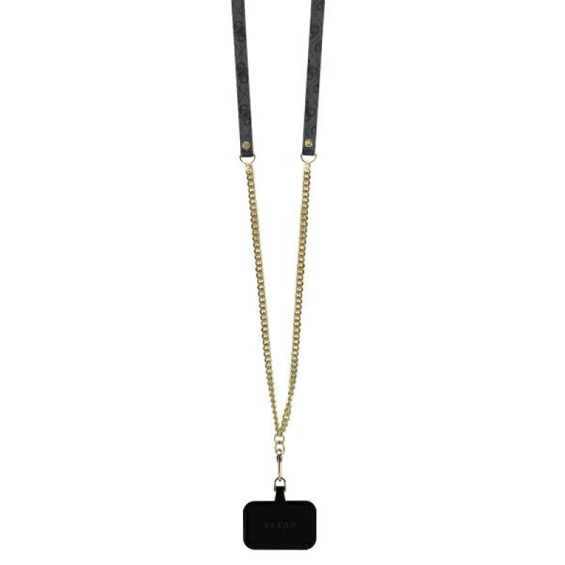 Guess iPhone 16 Pro Max - Leather Metal Logo Strass Crossbody - Θήκη με Επένδυση Συνθετικού Δέρματος και Λουράκι - Black - GUHCP16XP4TDSCPK Guess iPhone 16 Pro Max - Leather Metal Logo Strass Crossbody - Θήκη με Επένδυση Συνθετικού Δέρματος και Λουράκι - Black - GUHCP16XP4TDSCPK
