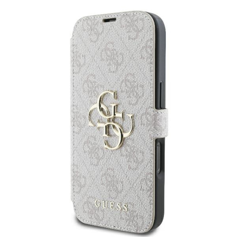 Guess iPhone 16 Pro Max - 4G Metal Logo Θήκη Πορτοφόλι με Επένδυση Συνθετικού Δέρματος - Pink - GUBKP16X4GMGPI Guess iPhone 16 Pro Max - 4G Metal Logo Θήκη Πορτοφόλι με Επένδυση Συνθετικού Δέρματος - Pink - GUBKP16X4GMGPI
