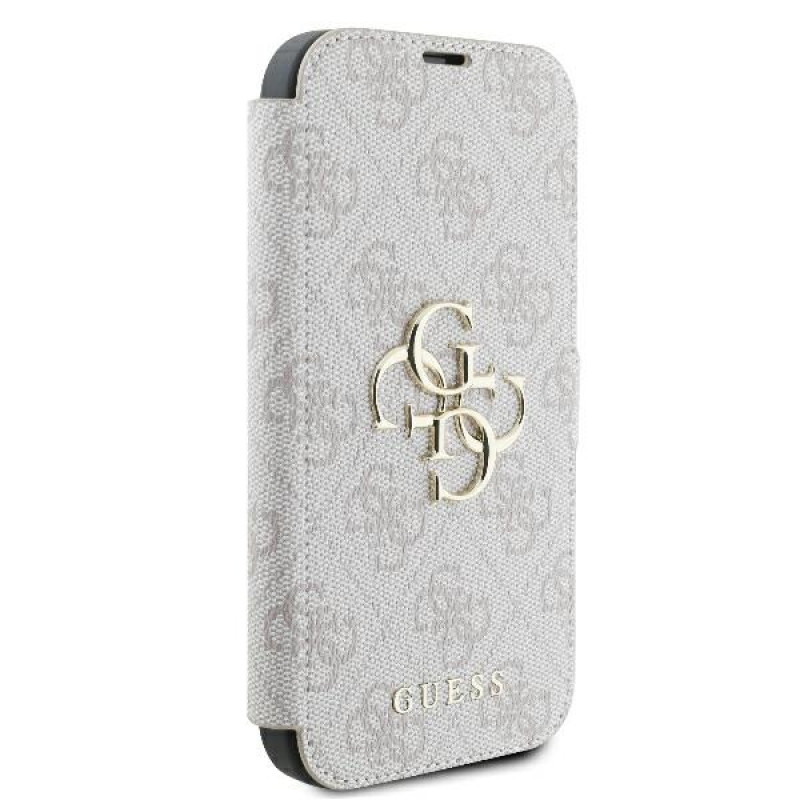 Guess iPhone 16 Pro Max - 4G Metal Logo Θήκη Πορτοφόλι με Επένδυση Συνθετικού Δέρματος - Pink - GUBKP16X4GMGPI Guess iPhone 16 Pro Max - 4G Metal Logo Θήκη Πορτοφόλι με Επένδυση Συνθετικού Δέρματος - Pink - GUBKP16X4GMGPI