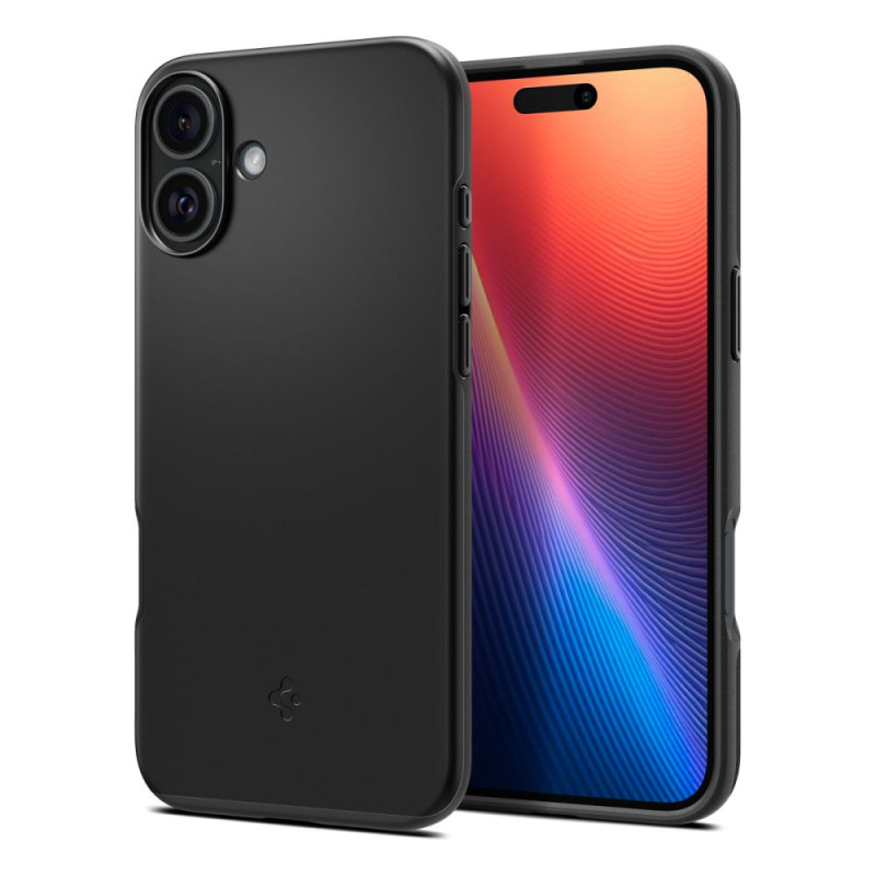 Spigen iPhone 16 Thin Fit Mag Θήκη με MagSafe - Black Spigen iPhone 16 Thin Fit Mag Θήκη με MagSafe - Black