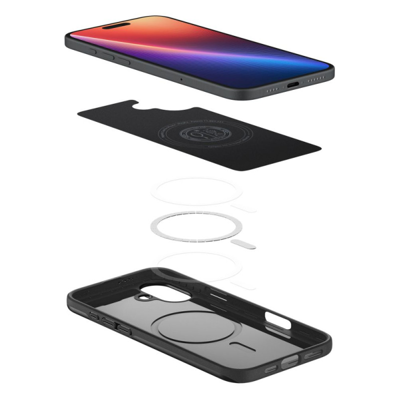 Spigen iPhone 16 Thin Fit Mag Θήκη με MagSafe - Black Spigen iPhone 16 Thin Fit Mag Θήκη με MagSafe - Black