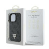 Guess iPhone 16 Pro Max - Leather 4G Triangle Strass - Θήκη με Επένδυση Συνθετικού Δέρματος - Black - GUHCP16XP4TDPK Guess iPhone 16 Pro Max - Leather 4G Triangle Strass - Θήκη με Επένδυση Συνθετικού Δέρματος - Black - GUHCP16XP4TDPK