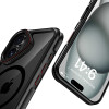 Tech-Protect iPhone 16 MagHybrid - Σκληρή Θήκη με Πλαίσιο Σιλικόνης και MagSafe - Black Ημιδιάφανη / Red