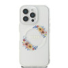 Guess iPhone 16 Pro Max - IML Flowers Wreath - MagSafe Σκληρή Θήκη με Πλαίσιο Σιλικόνης - Διάφανη - GUHMP16XHFWFCT Guess iPhone 16 Pro Max - IML Flowers Wreath - MagSafe Σκληρή Θήκη με Πλαίσιο Σιλικόνης - Διάφανη - GUHMP16XHFWFCT