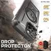 Supcase iPhone 16 Pro Max - UB Pro Mag Σκληρή Θήκη με Προστασία Οθόνης και Stand με MagSafe - Black