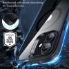 ESR iPhone 16 Classic Hybrid Halolock Σκληρή Θήκη με Πλαίσιο Σιλικόνης και MagSafe - Clear Black