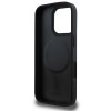 DKNY iPhone 16 Pro Max - Checkered Pattern - MagSafe Σκληρή Θήκη με Επένδυση Συνθετικού Δέρματος - Black