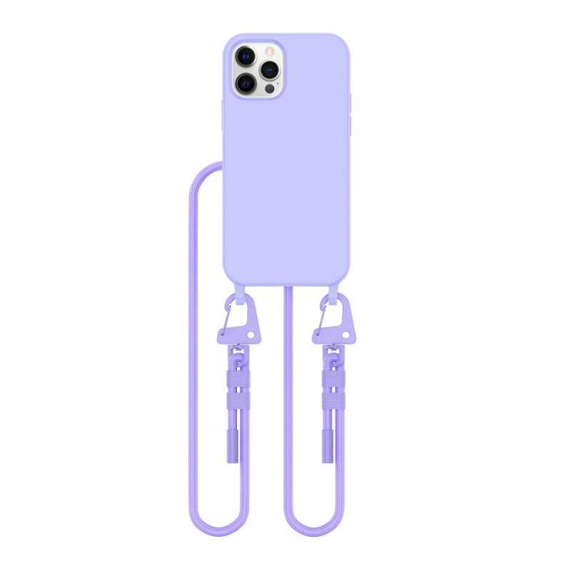Tech-Protect iPhone 12 / iPhone 12 Pro MagNecklace - MagSafe Θήκη Σιλικόνης TPU με Pυθμιζόμενο Αποσπώμενο Κορδόνι - Lavender Tech-Protect iPhone 12 / iPhone 12 Pro MagNecklace - MagSafe Θήκη Σιλικόνης TPU με Pυθμιζόμενο Αποσπώμενο Κορδόνι - Lavender