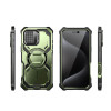 Supcase iPhone 16 Pro Armorbox MagSafe Σκληρή Θήκη με Προστασία Οθόνης και Κάλυμμα Κάμερας / Stand - Green