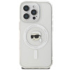Karl Lagerfeld iPhone 16 Pro - IML Metal Karl Head - Σκληρή Θήκη με Πλαίσιο Σιλικόνης και MagSafe - White - KLHMP16LHLSKIH Karl Lagerfeld iPhone 16 Pro - IML Metal Karl Head - Σκληρή Θήκη με Πλαίσιο Σιλικόνης και MagSafe - White - KLHMP16LHLSKIH