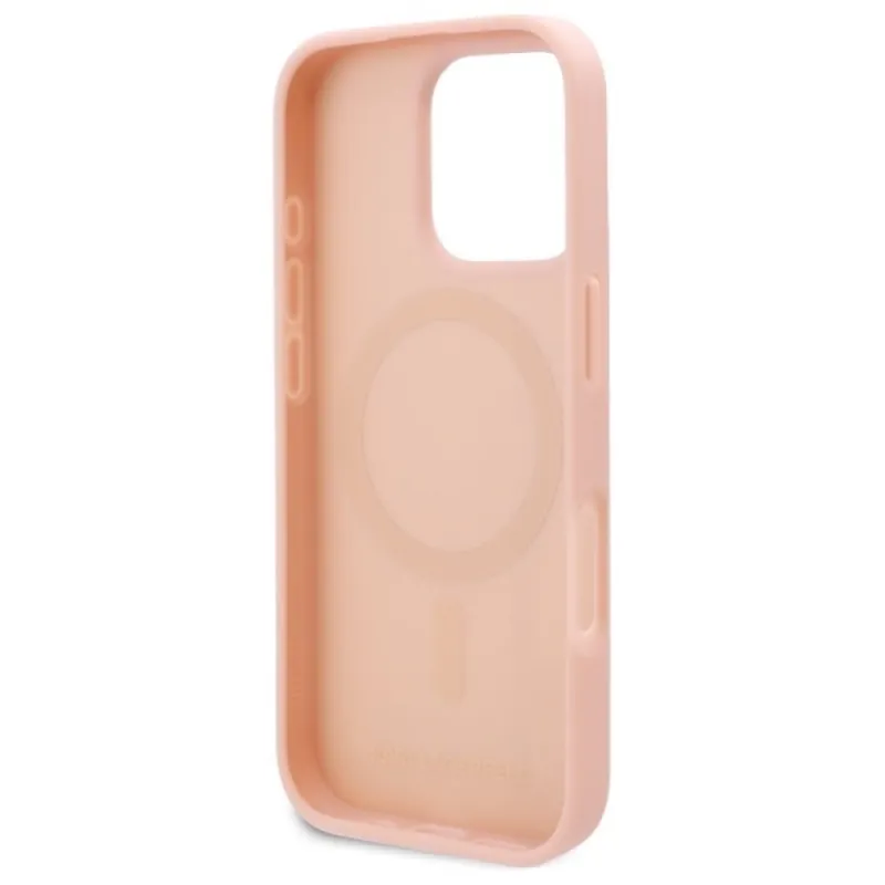 Karl Lagerfeld iPhone 16 Pro Max - Hot Stamp - MagSafe Σκληρή Θήκη με Επένδυση Συνθετικού Δέρματος - Pink - KLHMP16XPKHPORPP Karl Lagerfeld iPhone 16 Pro Max - Hot Stamp - MagSafe Σκληρή Θήκη με Επένδυση Συνθετικού Δέρματος - Pink - KLHMP16XPKHPORPP