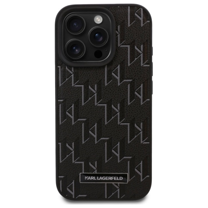 Karl Lagerfeld iPhone 16 Pro Max - Hot Stamp - MagSafe Σκληρή Θήκη με Επένδυση Συνθετικού Δέρματος - Black - KLHMP16XPKHPORPK Karl Lagerfeld iPhone 16 Pro Max - Hot Stamp - MagSafe Σκληρή Θήκη με Επένδυση Συνθετικού Δέρματος - Black - KLHMP16XPKHPORPK