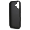 Karl Lagerfeld iPhone 16 Cardslots Monogram Σκληρή Θήκη με Επένδυση Συνθετικού Δέρματος και Υποδοχή για Κάρτα - Black - KLHCP16SPGKHPRPK