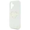 Guess iPhone 16 Plus - IML Heart - Σκληρή Θήκη με Πλαίσιο Σιλικόνης - Διάφανη - GUHCP16MHCHGSPT