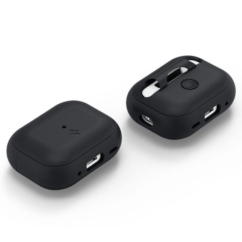 Spigen AirPods Pro 1 / 2 Θήκη Σιλικόνης - Silicone Fit Strap - Black Spigen AirPods Pro 1 / 2 Θήκη Σιλικόνης - Silicone Fit Strap - Black