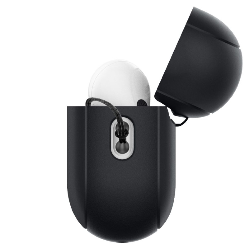 Spigen AirPods Pro 1 / 2 Θήκη Σιλικόνης - Silicone Fit Strap - Black Spigen AirPods Pro 1 / 2 Θήκη Σιλικόνης - Silicone Fit Strap - Black